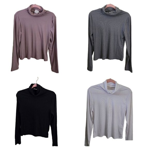 One Step Up Lot Of 4 Lightweight Turtleneck Jerseys Size XL - Picture 1 of 8